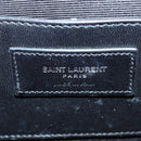 SAINT LAURENT Chain Shoulder Bag Leather Pink Silver Auth 175043SAM-10
