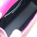 SAINT LAURENT Chain Shoulder Bag Leather Pink Silver Auth 175043SAM-11