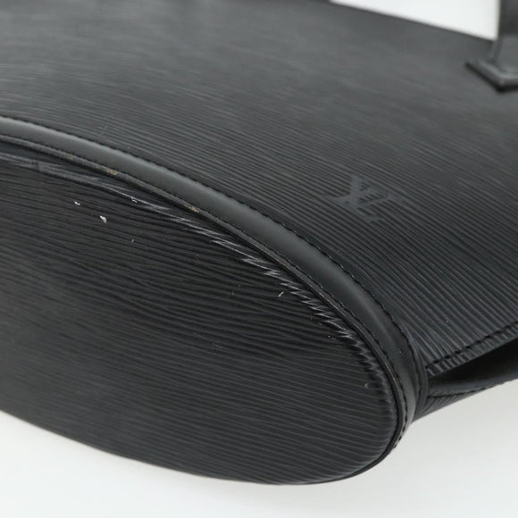 LOUIS VUITTON Epi Saint Jacques Hand Bag Black M52272 LV Auth 175051