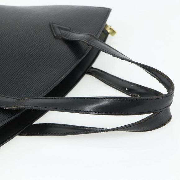 LOUIS VUITTON Epi Saint Jacques Hand Bag Black M52272 LV Auth 175051