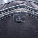 GUCCI GG Canvas Shoulder Bag Black Silver 109097 Auth 175057-18