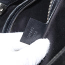 GUCCI GG Canvas Shoulder Bag Black Silver 109097 Auth 175057-12