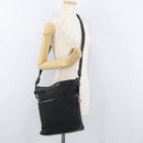 GUCCI GG Canvas Shoulder Bag Black Silver 109097 Auth 175057-22