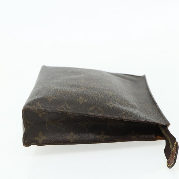 LOUIS VUITTON Monogram Poche Toilette 26 Pouch M47542 LV Auth 175058