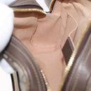 GUCCI GG Supreme Web Sherry Line Waist bag PVC Beige Gold 517076 Auth 175059SAM-22