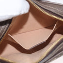 GUCCI GG Supreme Web Sherry Line Waist bag PVC Beige Gold 517076 Auth 175059SAM-24