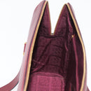 CARTIER Must Line Tote Bag Leather Bordeaux Gold Auth 175064A-19