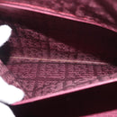 CARTIER Must Line Tote Bag Leather Bordeaux Gold Auth 175064A-21