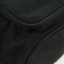 PRADA Purse Shoulder Bag Nylon 2way Black Silver Auth 175065SAM-18