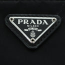 PRADA Purse Shoulder Bag Nylon 2way Black Silver Auth 175065SAM-22