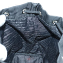 PRADA Purse Shoulder Bag Nylon 2way Black Silver Auth 175065SAM-28