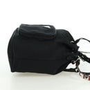 PRADA Purse Shoulder Bag Nylon 2way Black Silver Auth 175065SAM-4