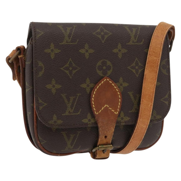 LOUIS VUITTON Monogram Cartouchiere PM Shoulder Bag M51254 LV Auth 175072