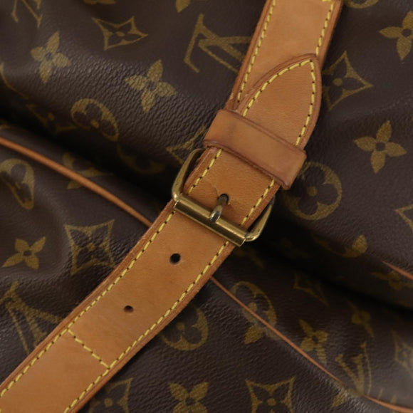 LOUIS VUITTON Monogram Saumur 43 Shoulder Bag M42252 LV Auth 175074A