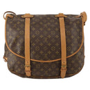 LOUIS VUITTON Monogram Saumur 43 Shoulder Bag M42252 LV Auth 175074A-3