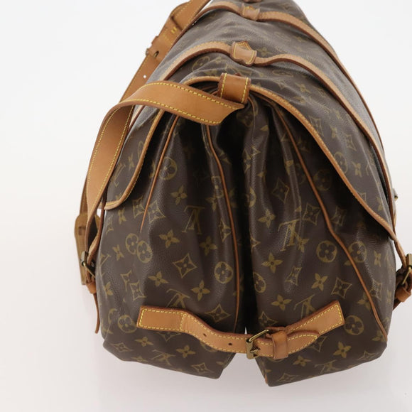LOUIS VUITTON Monogram Saumur 43 Shoulder Bag M42252 LV Auth 175074A