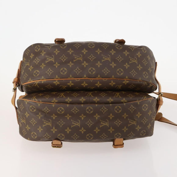 LOUIS VUITTON Monogram Saumur 43 Shoulder Bag M42252 LV Auth 175074A