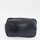 GUCCI Bamboo Shoulder Bag Nylon Navy Silver 000 2855 0531 5 Auth 175077-6