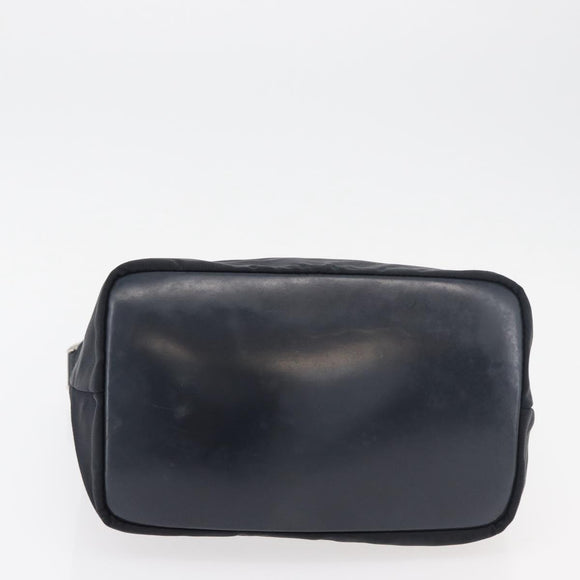 GUCCI Bamboo Shoulder Bag Nylon Navy Silver 000 2855 0531 5 Auth 175077