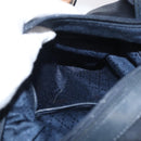GUCCI Bamboo Shoulder Bag Nylon Navy Silver 000 2855 0531 5 Auth 175077-22
