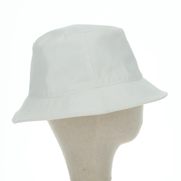 CELINE Bucket Hat Cotton L White Auth 175079M