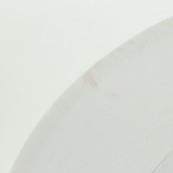 CELINE Bucket Hat Cotton L White Auth 175079M