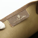 GUCCI GG Supreme Web Sherry Line Tote Bag PVC Beige Gold 120 02 003 Auth 175086-16