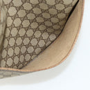 GUCCI GG Supreme Web Sherry Line Tote Bag PVC Beige Gold 120 02 003 Auth 175086-20