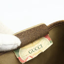 GUCCI GG Supreme Web Sherry Line Tote Bag PVC Beige Gold 120 02 003 Auth 175086-21