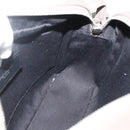 SAINT LAURENT Shoulder Bag Leather Gray Silver Auth 175088A-18
