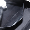SAINT LAURENT Shoulder Bag Leather Gray Silver Auth 175088A-20