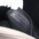SAINT LAURENT Shoulder Bag Leather Gray Silver Auth 175088A-21