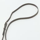 SAINT LAURENT Shoulder Bag Leather Gray Silver Auth 175088A-8