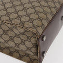 GUCCI GG Supreme Tote Bag PVC Beige Silver 91249 Auth 175089A-10