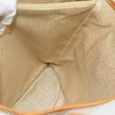 CELINE C Macadam Canvas Tote Bag White Auth 175095A-16