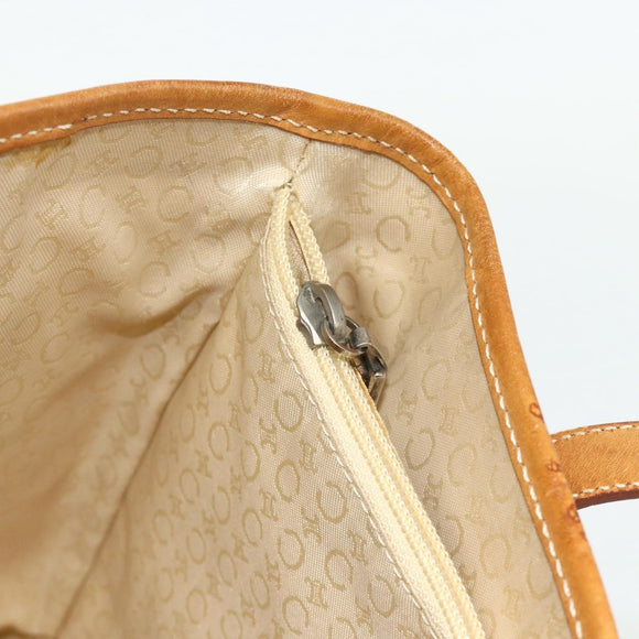 CELINE C Macadam Canvas Tote Bag White Auth 175095A