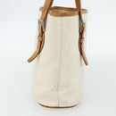 CELINE C Macadam Canvas Tote Bag White Auth 175095A-4