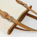 CELINE C Macadam Canvas Tote Bag White Auth 175095A-6