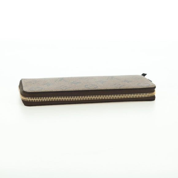 LOUIS VUITTON Monogram Reverse Portefeuille Clemence Wallet M82336 Auth 175096SM
