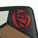 LOEWE Puzzle Macintosh Collaboration Long Wallet Leather Brown Auth 175097M-12