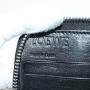 LOEWE Puzzle Macintosh Collaboration Long Wallet Leather Brown Auth 175097M-18