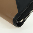LOEWE Puzzle Macintosh Collaboration Long Wallet Leather Brown Auth 175097M-9