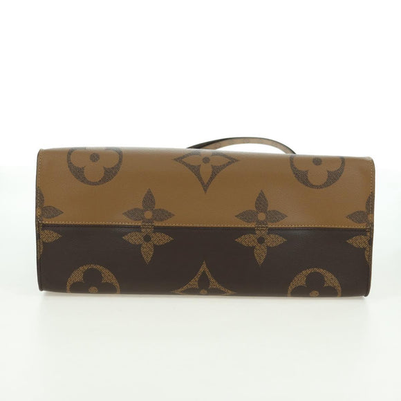 LOUIS VUITTON Monogram Reverse Giant On The Go GM Tote Bag M45320 Auth 175102SAM