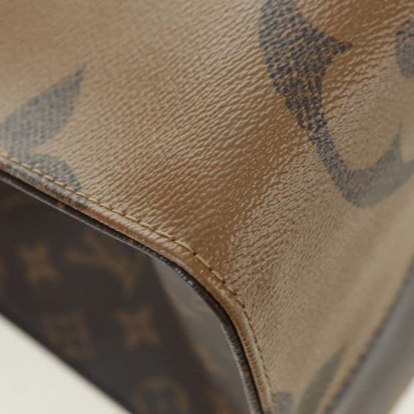 LOUIS VUITTON Monogram Reverse Giant On The Go GM Tote Bag M45320 Auth 175102SAM