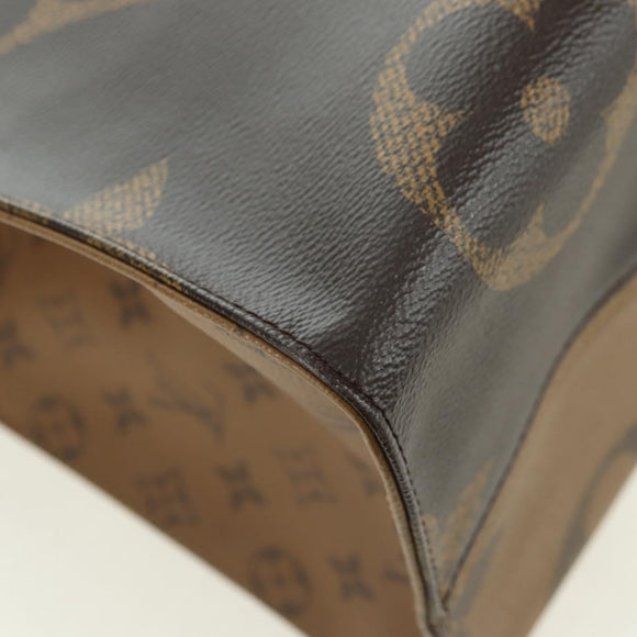 LOUIS VUITTON Monogram Reverse Giant On The Go GM Tote Bag M45320 Auth 175102SAM