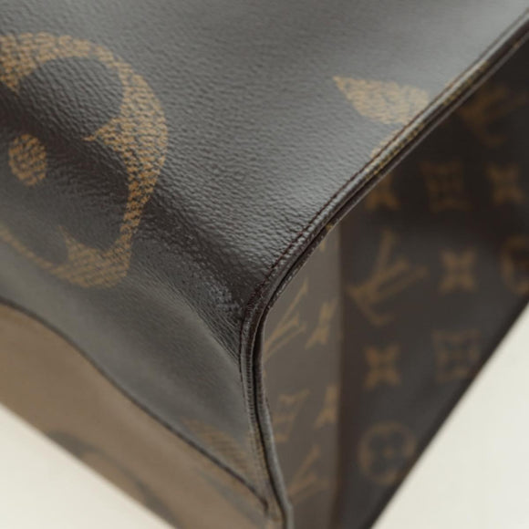 LOUIS VUITTON Monogram Reverse Giant On The Go GM Tote Bag M45320 Auth 175102SAM