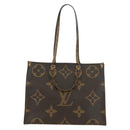 LOUIS VUITTON Monogram Reverse Giant On The Go GM Tote Bag M45320 Auth 175102SAM-13