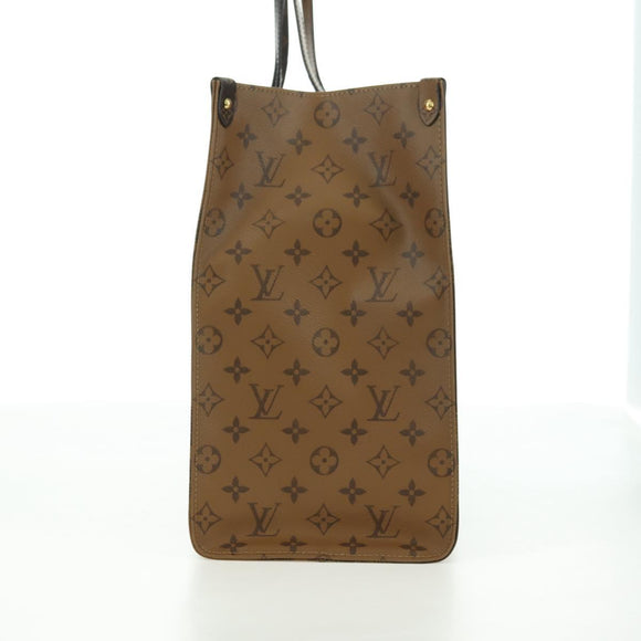 LOUIS VUITTON Monogram Reverse Giant On The Go GM Tote Bag M45320 Auth 175102SAM