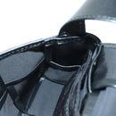 BOTTEGA VENETA MAXI INTRECCIATO Shoulder Bag Leather Black Auth 175103SAV-19