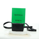 BOTTEGA VENETA MAXI INTRECCIATO Shoulder Bag Leather Black Auth 175103SAV-12